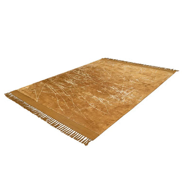 Teppich – Vintage Design, Flachflor Struktur, Hochwertige Viskose, 170 cm - Dolce Vita 225 | Kayoom