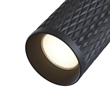 Deckenleuchte – Schwarzes Aluminium, 1× GU10 Fassung, 10 W Leistung - Focus Design | Maytoni