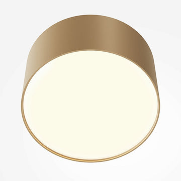 Deckenleuchte aus mattgoldenem Aluminium mit integrierter LED und warmweißem Licht – Zon | Maytoni - Esszett Luxury | Stilvolles Wohnen mit Charakter
