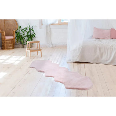 Teppich – Lila Farbe, Doppelte Form, Weicher Flor - Rabbit Double Sheepskin 325 | Kayoom