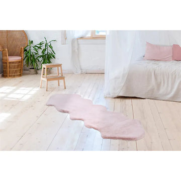 Teppich – Lila Farbe, Doppelte Form, Weicher Flor - Rabbit Double Sheepskin 325 | Kayoom