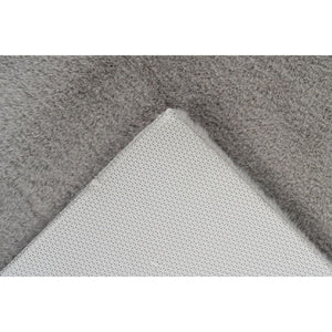 Bath Mat 37mm Plush Pile Light Grey Colour – Rabbit Light 325 | Kayoom