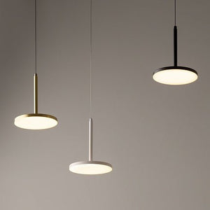 Pendelleuchte Mattgoldenes Aluminiumgehäuse mit mattweißem Acryl - Diffusor, integrierter LED und modernem Design – Arc | Maytoni - Esszett Luxury | Stilvolles Wohnen mit Charakter