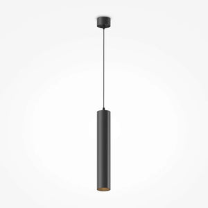 Pendant Light Black aluminum housing with 12W LED, 3000K color temperature, and 40° beam angle – Focus LED | Maytoni