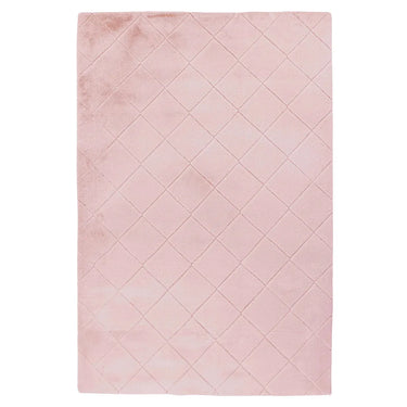 Teppich – Polyester Oberfläche, Geprägtes Muster, Rosa Farbe, 120 x 160 cm - Imala 125 | Kayoom