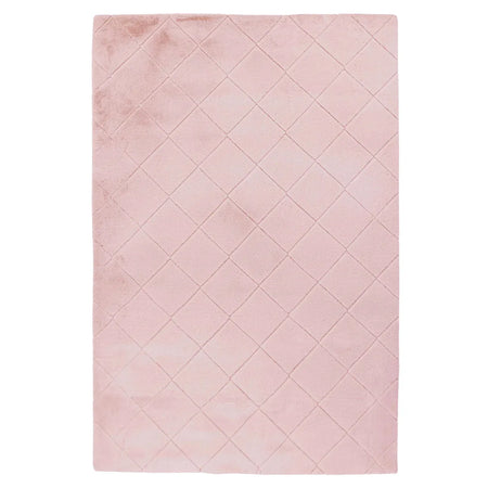 Teppich – Polyester Oberfläche, Geprägtes Muster, Rosa Farbe, 160 x 230 cm - Imala 125 | Kayoom image