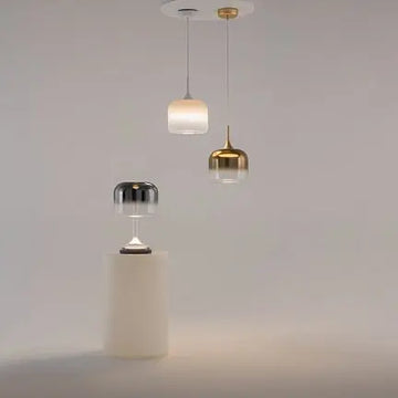 Pendant light White Metal Crystal Elements Height Adjustable – Spirito | Maytoni