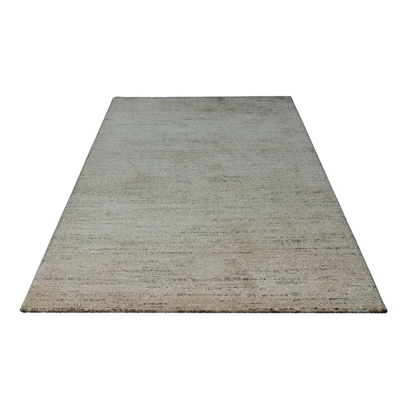 Rug - Modern Geometric Design in Cream 16mm Short Pile Easy-Care - Napoli 538 | Kayoom
