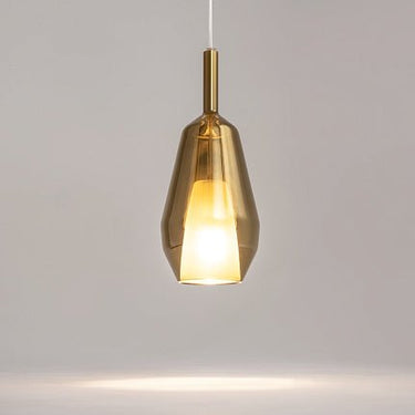 Pendelleuchte Verspiegelter Gold - Glasschirm in geometrischer Form, Opalglas - Innenschirm & Schwarze Metallbasis – Duality | Maytoni - Esszett Luxury | Stilvolles Wohnen mit Charakter