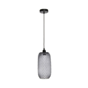 Hängelampe Glas - Schirm Retro - Struktur E27 - Fassung – Irina 125 | Kayoom - Esszett Luxury | Stilvolles Wohnen mit Charakter