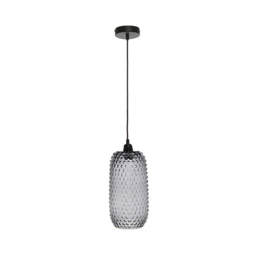 Hängelampe Glas - Schirm Retro - Struktur E27 - Fassung – Irina 125 | Kayoom - Esszett Luxury | Stilvolles Wohnen mit Charakter