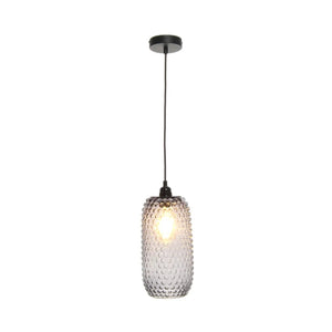 Hängelampe Glas - Schirm Retro - Struktur E27 - Fassung – Irina 125 | Kayoom - Esszett Luxury | Stilvolles Wohnen mit Charakter