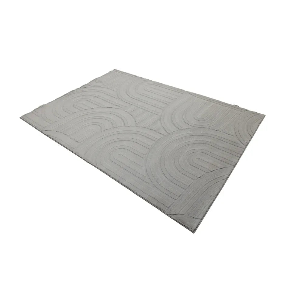 Teppich – Graue Farbe, Polyester Material, Weicher Komfort, 22 cm - Cosmic 526 | Kayoom