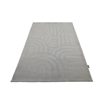 Teppich – Graue Farbe, Polyester Material, Weicher Komfort, 22 cm - Cosmic 526 | Kayoom