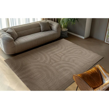 Teppich – Graue Farbe, Polyester Material, Weicher Komfort, 22 cm - Cosmic 526 | Kayoom
