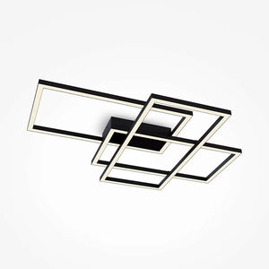 Ceiling light black-white LED 80W warm white – MOD015CL-L80B | Maytoni