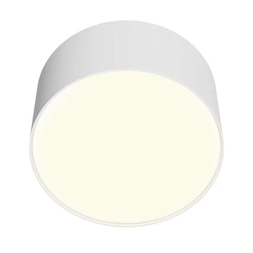 White aluminum ceiling lamp with integrated LED and warm white light – Zon | Maytoni