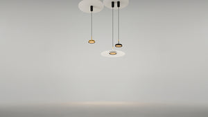 Pendelleuchte – Goldenes Finish, Aluminiumgehäuse, Warmweißes Licht - El | Maytoni