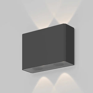 Fassadenbeleuchtung – Graphitfarbenes Aluminium, 4 W LED, Warmweißes Licht, IP54 Schutz - Show | Maytoni