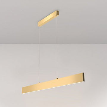 Pendelleuchte Goldfarbenes Aluminiumgehäuse mit opalem Acryl - Diffusor, integrierter LED und modernem Design – Arc | Maytoni - Esszett Luxury | Stilvolles Wohnen mit Charakter