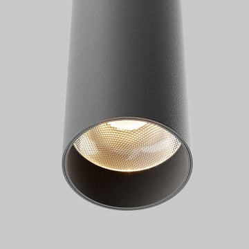 Pendelleuchte Schwarzes Aluminiumgehäuse mit 12W LED, 3000K Farbtemperatur und 40° Abstrahlwinkel – Focus LED | Maytoni - Esszett Luxury | Stilvolles Wohnen mit Charakter