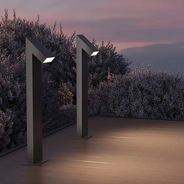 Landschaftsleuchte – Graphitfarbe, Aluminium Glas, Zeitlose Eleganz - Guss | Maytoni