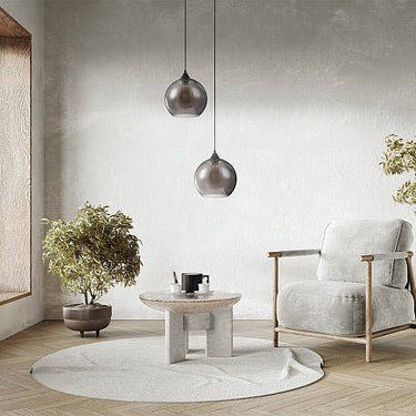 Pendelleuchte mit Rauchglas - Schirm und Tropfeneffekt im modernen Design – Bergen | Maytoni - Esszett Luxury | Stilvolles Wohnen mit Charakter