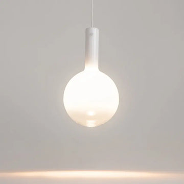 Pendelleuchte – Weißes Metall, Warmweißes Licht, 6 W Leistung, Ø25 cm - Nebula | Maytoni