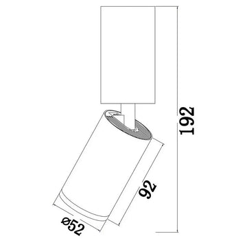 Deckenleuchte – Mattgoldenes Aluminium, 1 × GU10, 10 W Leistung, Höhe 19.2 cm - Focus S | Maytoni