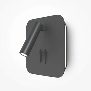 Wandleuchte – Schwarzes Aluminium, IP20 Schutz, Warmweiß, 13 cm Höhe - Ios 176 | Maytoni