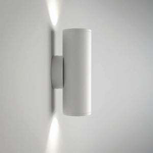 Wandleuchte – Weißes Aluminium, 2× GU10 Fassung, 10 W Leistung, 15 cm Höhe - Focus S | Maytoni