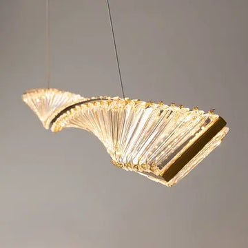 Pendelleuchte – Messingfarbenes Metall, 27 W Leistung, Warmweiß, 100 cm Länge - Krone | Maytoni