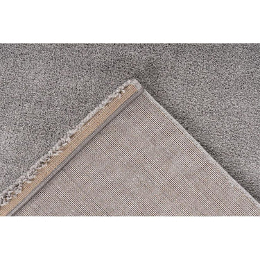 Teppich – Grau Farbe, Kurzflor Material, Weiche Haptik, 170 cm - Nila 125 | Kayoom