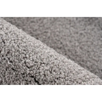 Teppich – Grau Farbe, Kurzflor Material, Weiche Haptik, 170 cm - Nila 125 | Kayoom
