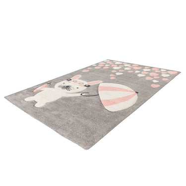 Teppich – Rosa Farbe, Kinder Muster, Pflegeleicht Material, 150 cm - Australia Clermont | Kayoom