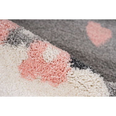 Teppich – Rosa Farbe, Kinder Muster, Pflegeleicht Material, 150 cm - Australia Clermont | Kayoom