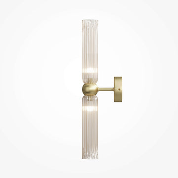 Wandleuchte – Gold Optik, Kognak Glas, 28 Watt - Antic | Maytoni