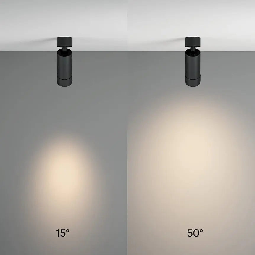 Deckenleuchte – Schwarzes Aluminium, 12 W LED, CRI Ra 90, Höhe 16,4 cm - Focus Zoom | Maytoni