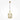 Pendant Lamp Brass-Colored Metal & White Glass Diffuser – Levitation | Maytoni