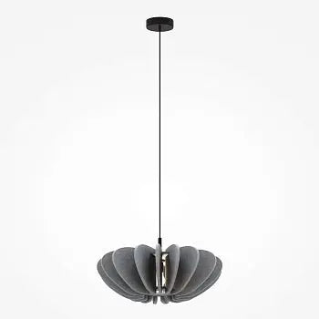 Pendant light grey felt shade grey metal frame & modern design – Cambio | Maytoni