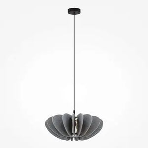 Pendant light grey felt shade grey metal frame & modern design – Cambio | Maytoni