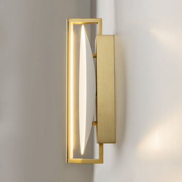 Wandleuchte Gold, Metallrahmen, integrierte 14 W LED, modern – Mira | Maytoni - Esszett Luxury | Stilvolles Wohnen mit Charakter