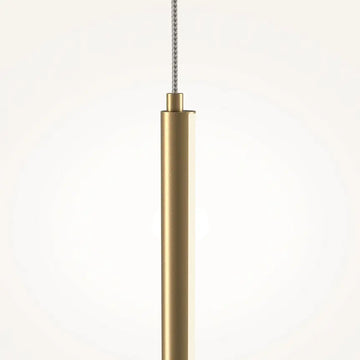 Pendelleuchte – Messingfarbenes Aluminium, 15 W Leistung, IP20 Schutzart, 415,0 cm Höhe - Halo | Maytoni