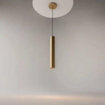 Pendelleuchte – Goldfarbenes Aluminium, GU10 Fassung, IP20 Schutz, Ø6 cm - Pro Focus | Maytoni