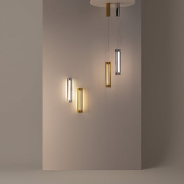 Wandleuchte mit messingfarbenem Aluminiumkörper, Glas - Diffusor und warmweißem LED - Licht – Sonata | Maytoni - Esszett Luxury | Stilvolles Wohnen mit Charakter
