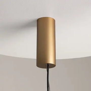 Pendant Lamp Black-Gold Circular Frame Integrated LED & Modern Design – Enigma | Maytoni