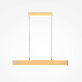 Pendelleuchte Goldfarbenes Aluminiumgehäuse mit opalem Acryl - Diffusor, integrierter LED und modernem Design – Arc | Maytoni - Esszett Luxury | Stilvolles Wohnen mit Charakter