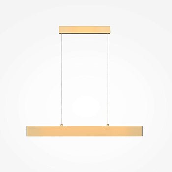 Pendelleuchte Goldfarbenes Aluminiumgehäuse mit opalem Acryl - Diffusor, integrierter LED und modernem Design – Arc | Maytoni - Esszett Luxury | Stilvolles Wohnen mit Charakter