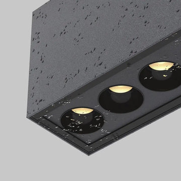 Deckenleuchte – Graphitfinish, Glasdiffusor, 10 W LED - Ares | Maytoni