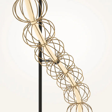 Floor Lamp Golden Finish & Dome-shaped Shade - MOD216FL-L38G3K | Maytoni